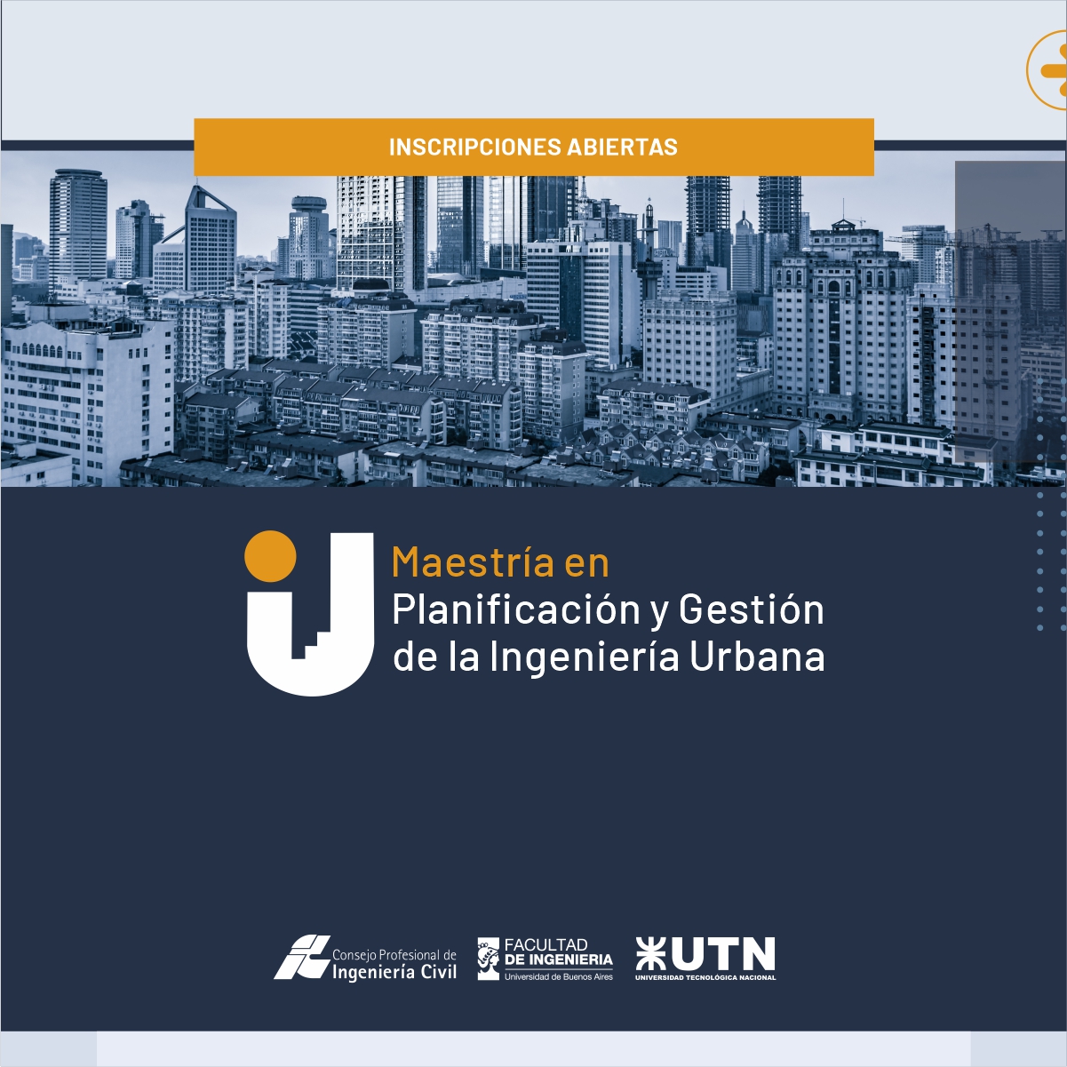 Maestría en Planificación y Gestión de la Ingeniería Urbana – CPIC